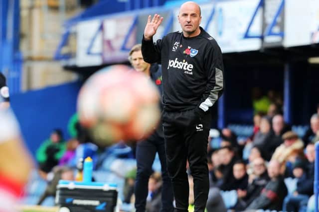 Pompey boss Paul Cook