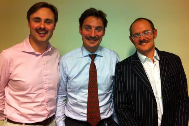 Barnaby Chappell, left, a consultant urologist, who is encouraging men to speak out about health problems