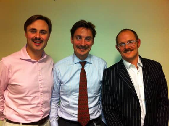 Barnaby Chappell, left, a consultant urologist, who is encouraging men to speak out about health problems