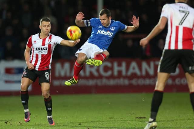 Pompey skipper Michael Doyle. Picture: Joe Pepler