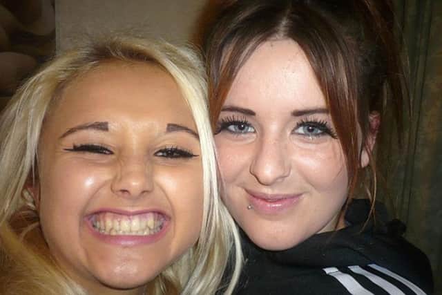 Jasmine Allsop, left, and Olivia Lewry who died in 2013