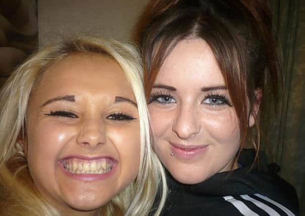 Jasmine Allsop, left, and Olivia Lewry who died in 2013