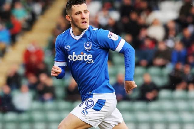 Pompey striker Conor Chaplin