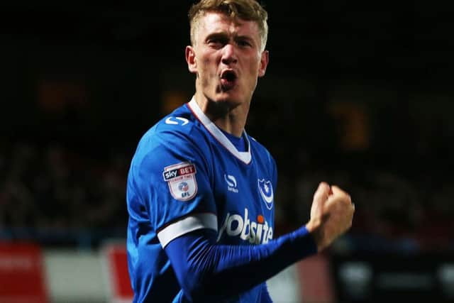 Pompey striker Michael Smith Picture: Joe Pepler