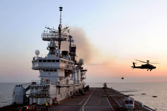 POWER Illustrious was Britain's last working aircraft carrier and sailed more than 900,000 miles during her 32-year career. Picture: PO(Phot) Ray Jones