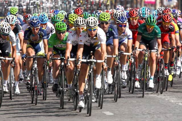 Riders in the Tour de France