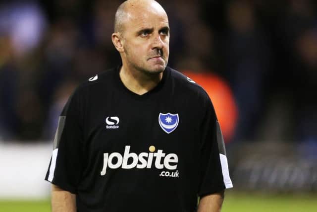 Pompey boss Paul Cook. Picture: Joe Pepler