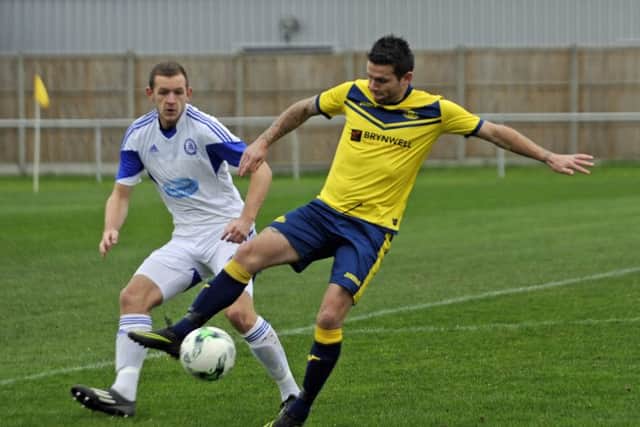 Moneyfields hat-trick hero Gary Austin   Picture: Ian Hargreaves