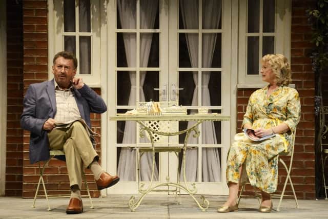 Robert Powell and Liza Goddard in ReIatively Speaking