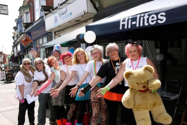 Staff at Hi-lites, in Eastney, where they spent a year fundraising for Prostate Cancer UK