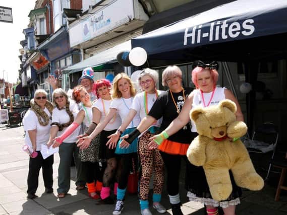Staff at Hi-lites, in Eastney, where they spent a year fundraising for Prostate Cancer UK