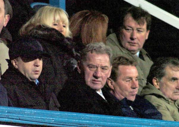 From left: Velimir Zajec, Milan Mandaric and Harry Redknapp shortly before the latter resigned on this day in 2004