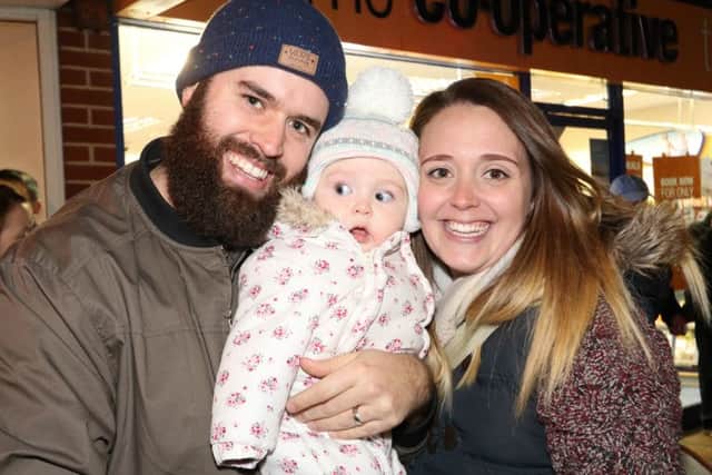 Tim and Amy Smith with six-month-old Phoebe Picture: Habibur Rahman (161545-87)