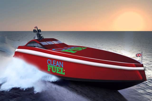 What the Team Britannia boat will look like