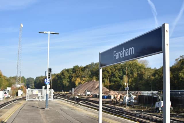 A multi-million pound upgrade at Fareham railway station was completed today. PPP-161031-141031001