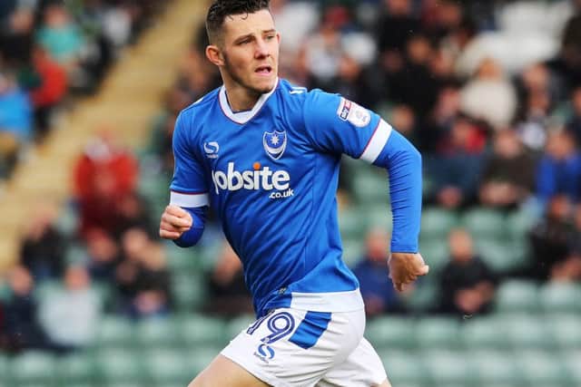 Pompey striker Conor Chaplin Picture: Joe Pepler