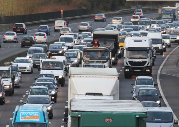 Previous traffic queues on the M27