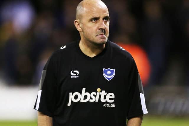 Pompey boss Paul Cook Picture: Joe Pepler