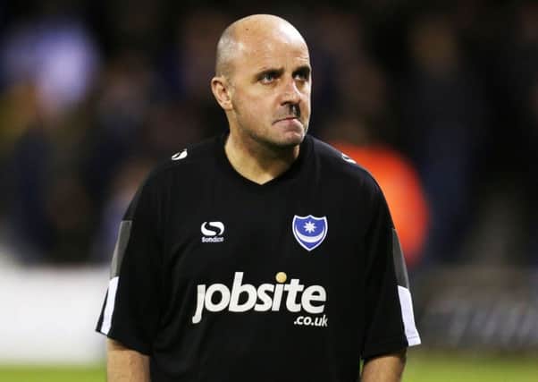 Pompey boss Paul Cook Picture: Joe Pepler