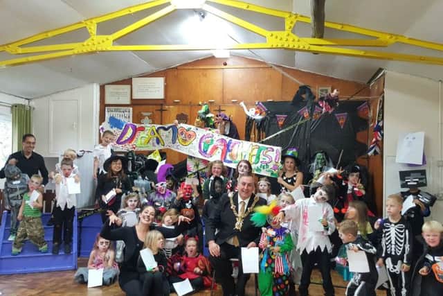 Lord Mayor, Councillor David Fuller, at Dream Catchers