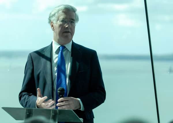 Sir Michael Fallon talking in Portsmouth in 2014.Picture: Melanie Leininger (142056-135) PPP-140707-143543001