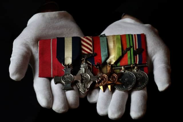 Military medals belonging to test pilot Eric "Winkle" Brown, which have been bought by the National Museum of the Royal Navy after the intervention of a donor.
Picture: Andrew Milligan/PA Wire