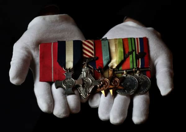 Military medals belonging to test pilot Eric "Winkle" Brown, which have been bought by the National Museum of the Royal Navy after the intervention of a donor.
Picture: Andrew Milligan/PA Wire