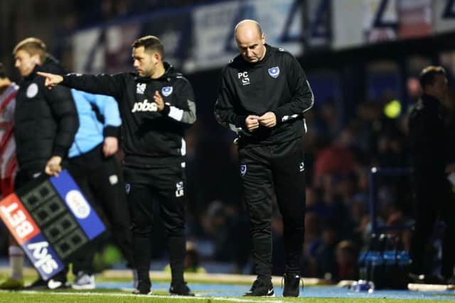 Pompey boss Paul Cook Picture: Joe Pepler