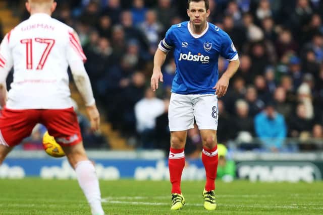Pompey skipper Michael Doyle. Picture: Joe Pepler