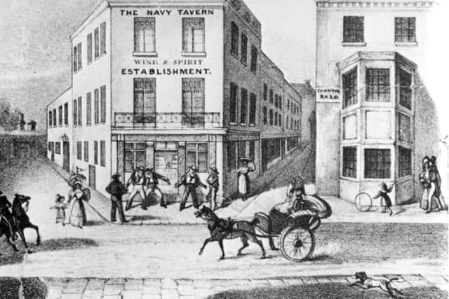19TH CENTURY
Half Moon Street between The Navy Tavern and the Common Hard.