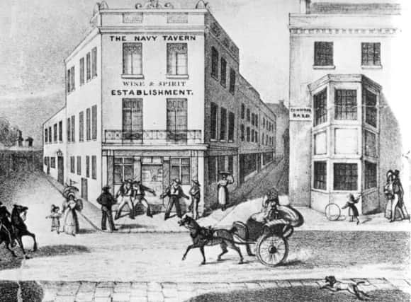 19TH CENTURY
Half Moon Street between The Navy Tavern and the Common Hard.