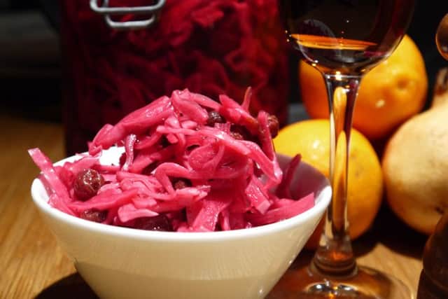 Pickled red cabbage - one of the finest Christmas colours