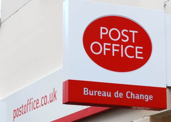 Post Office sign Picture: PA