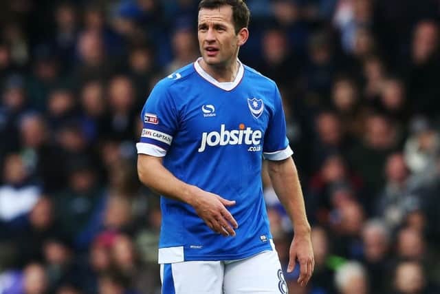 Pompey skipper Michael Doyle Picture: Joe Pepler
