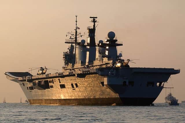 ICONIC: HMS Illustrious is set to leave Portsmouth