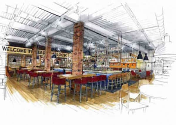 An artist's impression of what Bar + Block at Whiteley Shopping Centre will look like