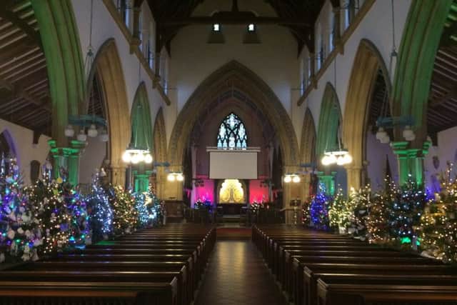 The Alverstoke Tree Festival inside St Marys