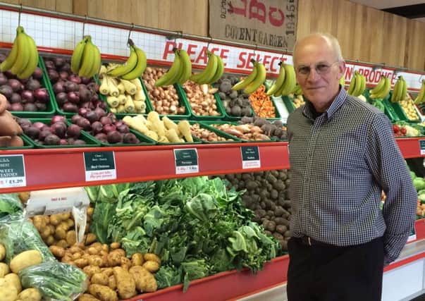 Peter Patterson from All Seasons Fruiterers in High Street Lee-on-the-Solent