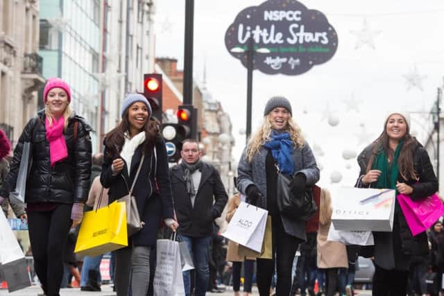Shop 'til you drop in Oxford Street