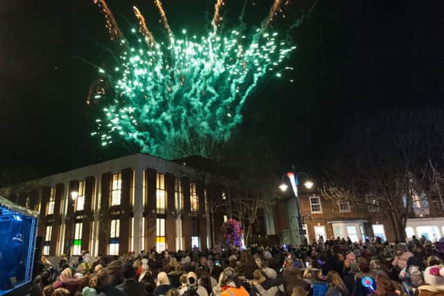 Gosport's Christmas lights switch-on and fireworks