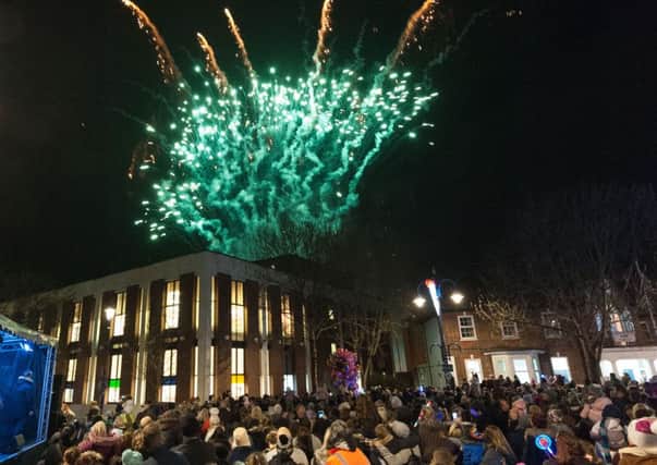 Gosport's Christmas lights switch-on and fireworks