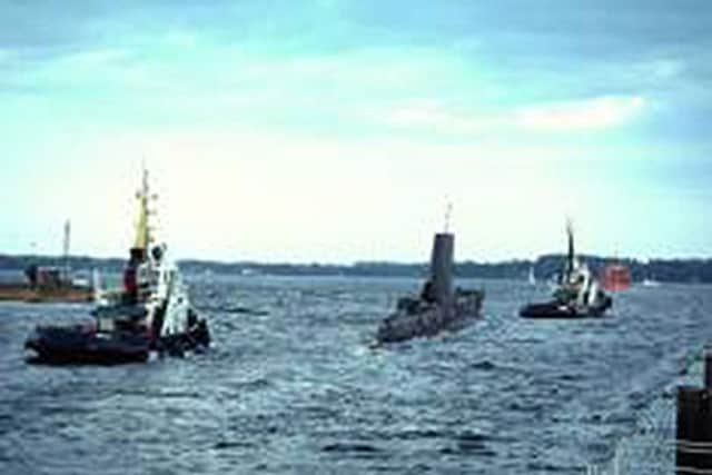 Saved: Arriving under tow at Stralsund