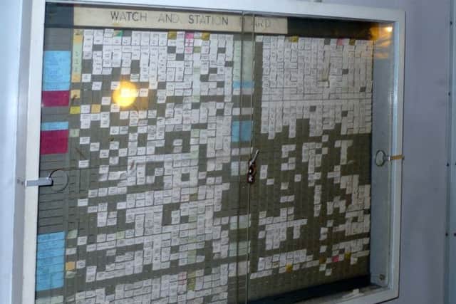 Final duties: The watch & station board