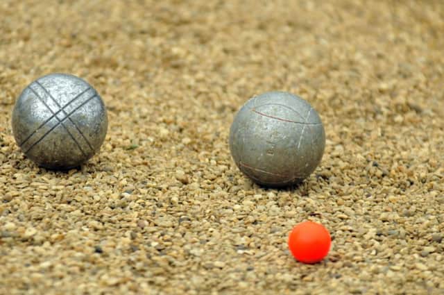 A gentle game like petanque is great for keeping older people stimulated