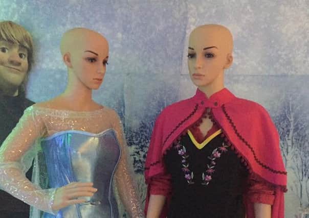 Wigs have been stolen from two Frozen mannequins at Keydell Nurseries