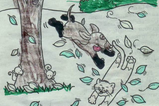Thanks to my Chipster Lucy Smith for this woof-tastic colouring