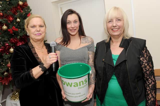 From left, Jenny White, Hayley Fisher and Trish Trigwell
Picture: Sarah Standing (161608-4382)