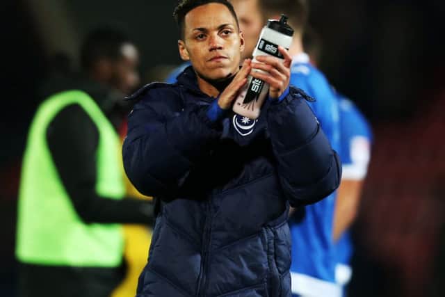 Pompey forward Kyle Bennett Picture: Joe Pepler