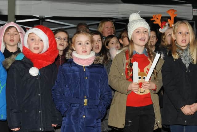 'Vox Rox' from Wicor Primary School during their performance in PortchesterPicture: Sarah Standing (161613-7758)