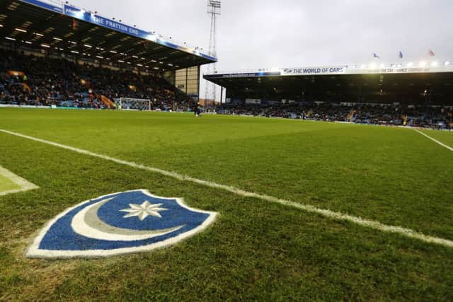 Fratton Park won't see any football until Hartlepool's visit on December 17 Picture: Joe Pepler
